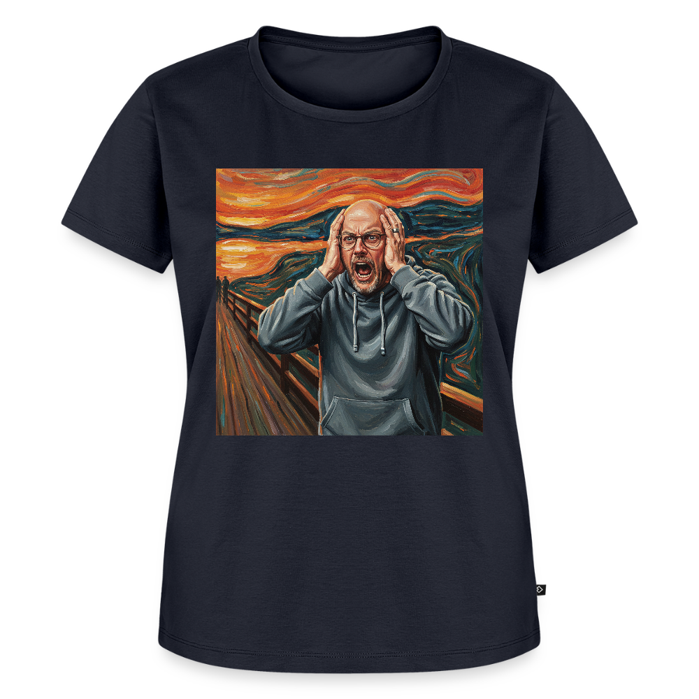 Der Schrei… wenn es wirklich reicht | Frauen Premium T-Shirt - Navy