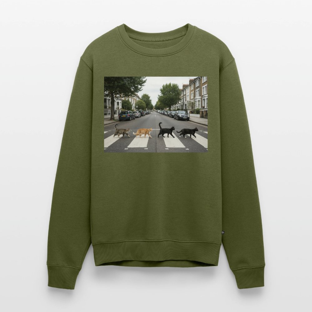 The Purrfect Crossing – Wir waren vor der Band da |  Männer Premium Pullover - Khaki