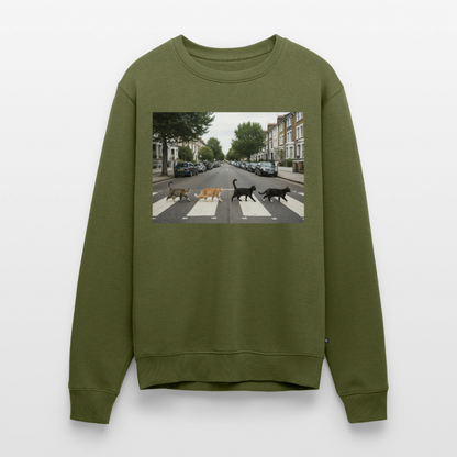 The Purrfect Crossing – Wir waren vor der Band da |  Männer Premium Pullover - Khaki