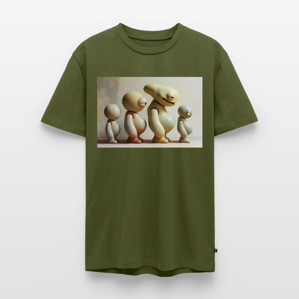 So wachsen wir also | Männer Premium T-Shirt - Khaki