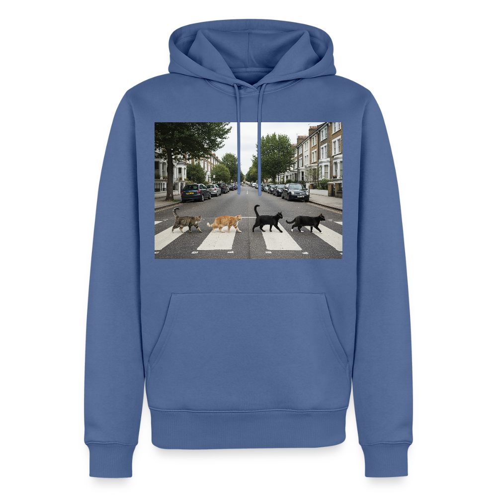 The Purrfect Crossing – Wir waren vor der Band da | Männer Premium Hoodie - Taubenblau