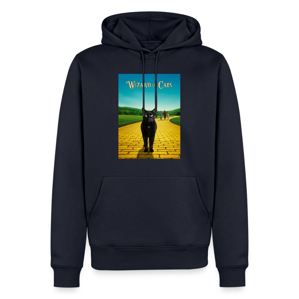 Wizard of Cats – Der gelbe Weg gehört Krümel | Männer Premium Hoodie - Navy