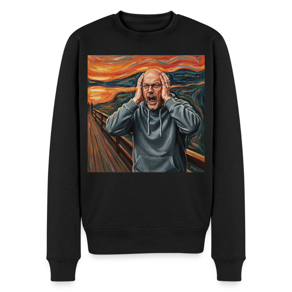 Der Schrei… wenn es wirklich reicht |  Männer Premium Pullover - Schwarz