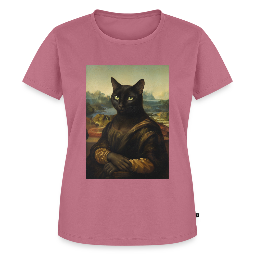 Mona Lisa… aber es ist eine Katze | Frauen Premium T-Shirt - Mauve