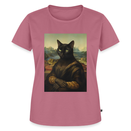 Mona Lisa… aber es ist eine Katze | Frauen Premium T-Shirt - Mauve