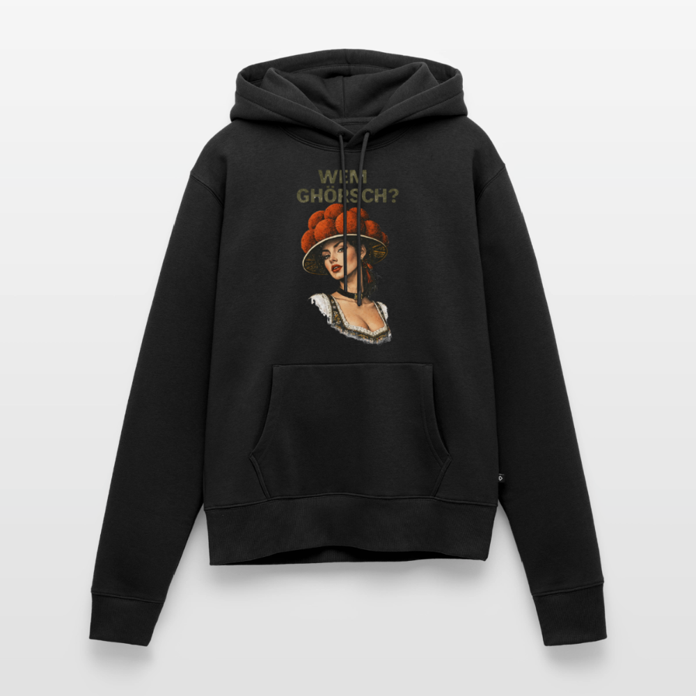 Wem ghörsch? – Schwarzwald Edition | Frauen Premium Hoodie - Schwarz