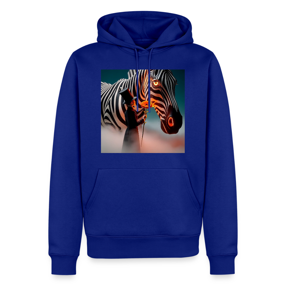 Blumen für ein Zebra | Männer Premium Hoodie - Royalblau