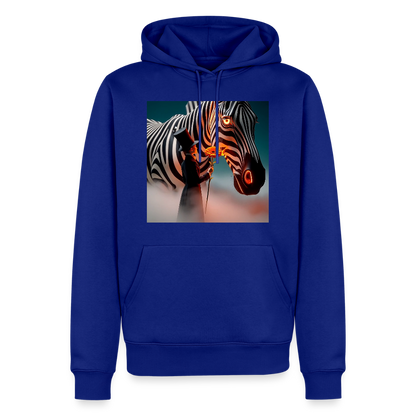 Blumen für ein Zebra | Männer Premium Hoodie - Royalblau