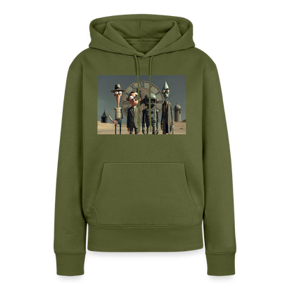 Pünktlich zu spät – Die seltsame Gesellschaft | Frauen Premium Hoodie - Khaki
