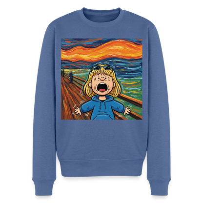 Der Schrei… manchmal bist du es selbst |  Männer Premium Pullover - Taubenblau