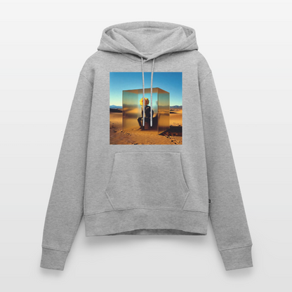 Gefühle unter Glas | Frauen Premium Hoodie - Grau meliert