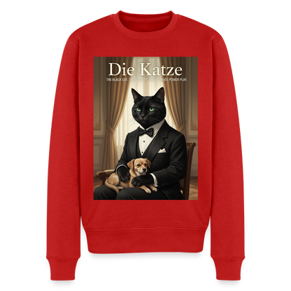 Die Katze – Krümel regelt das |  Männer Premium Pullover - Rot
