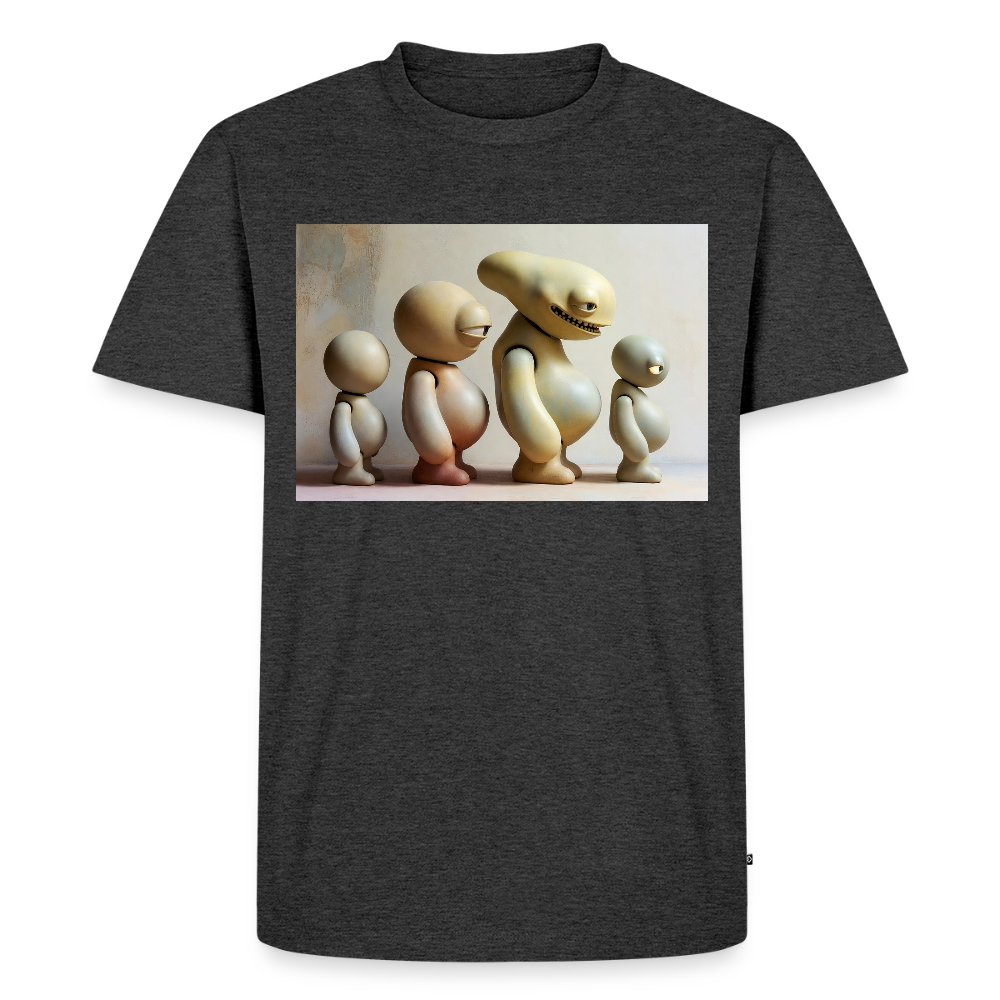 So wachsen wir also | Männer Premium T-Shirt - Anthrazit meliert