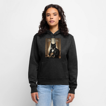 Die Katze – Krümel regelt das | Frauen Premium Hoodie - Anthrazit meliert