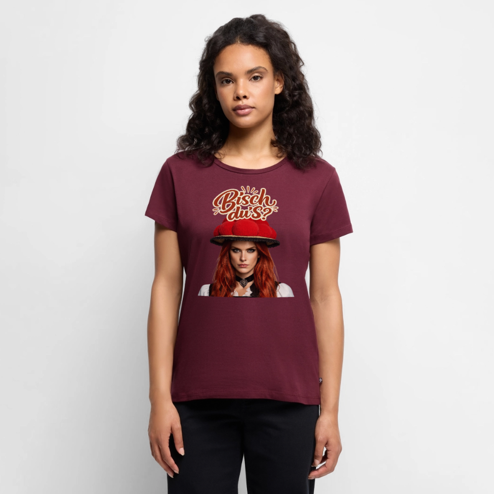 Bisch du’s? – Schwarzwaldmädel | Frauen Premium T-Shirt - Burgunderrot
