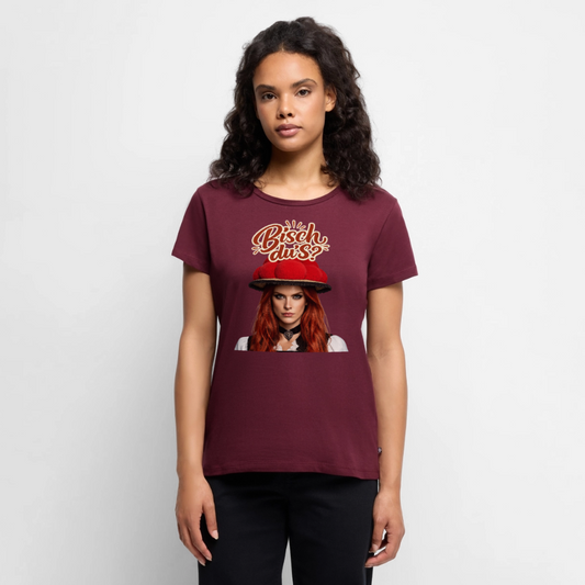 Bisch du’s? – Schwarzwaldmädel | Frauen Premium T-Shirt - Burgunderrot