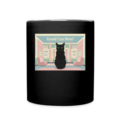 Grand Hotel Krümel | Tasse einfarbig - Schwarz