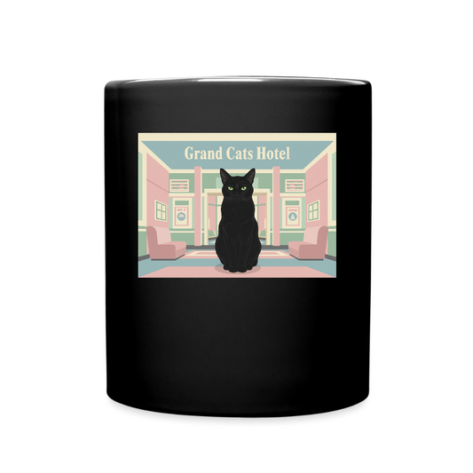 Grand Hotel Krümel | Tasse einfarbig - Schwarz