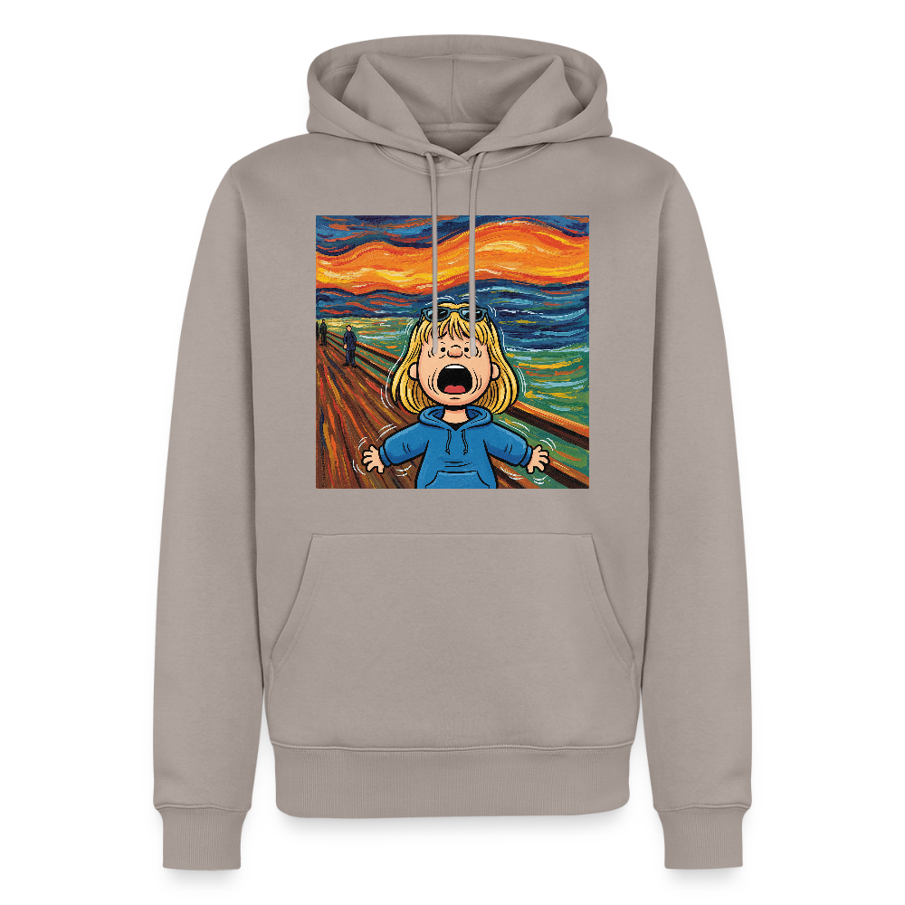 Der Schrei… manchmal bist du es selbst | Männer Premium Hoodie - Taupe
