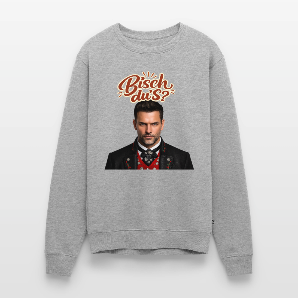 Bisch du’s? – Schwarzwaldkerl |  Männer Premium Pullover - Grau meliert