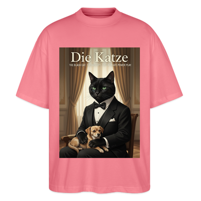 Die Katze – Krümel regelt das | Stanley/Stella Oversized Unisex Bio T-Shirt Blaster - Pink 