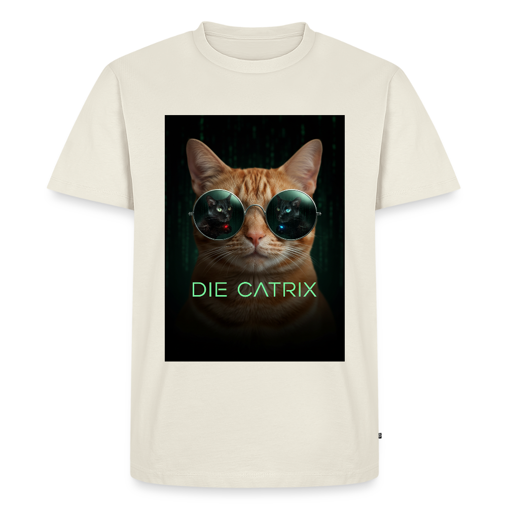 Die Catrix – Krümel erwacht | Männer Premium T-Shirt - Naturweiß