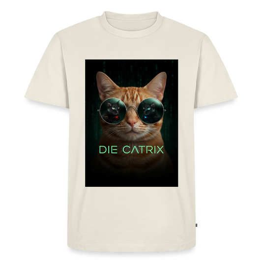 Die Catrix – Krümel erwacht | Männer Premium T-Shirt - Naturweiß