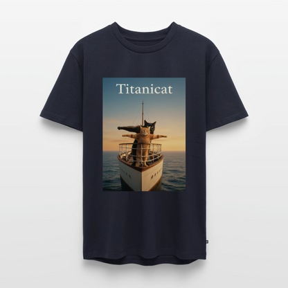 Titanicat – Ich bin der König der Kratzbäume | Männer Premium T-Shirt - Navy