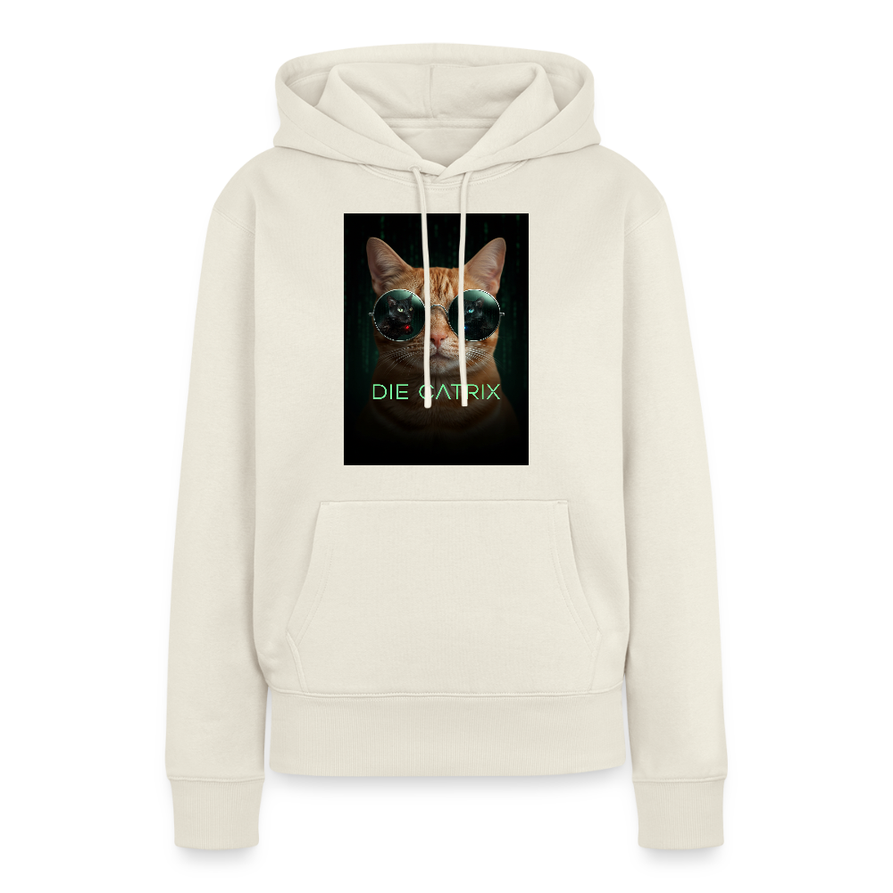 Die Catrix – Krümel erwacht | Frauen Premium Hoodie - Naturweiß