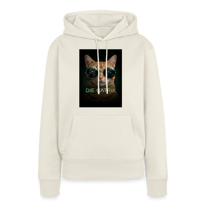 Die Catrix – Krümel erwacht | Frauen Premium Hoodie - Naturweiß