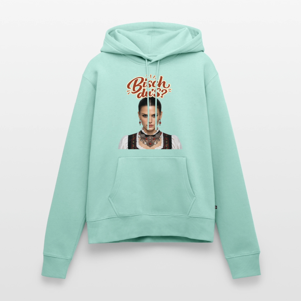Schwarzwaldstolz – Sie weiß, wer sie isch | Frauen Premium Hoodie - Mint 