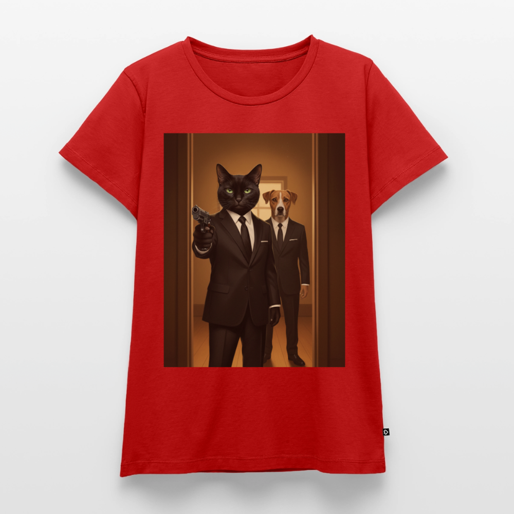 Krümel – Say Meow Again | Frauen Premium T-Shirt - Rot