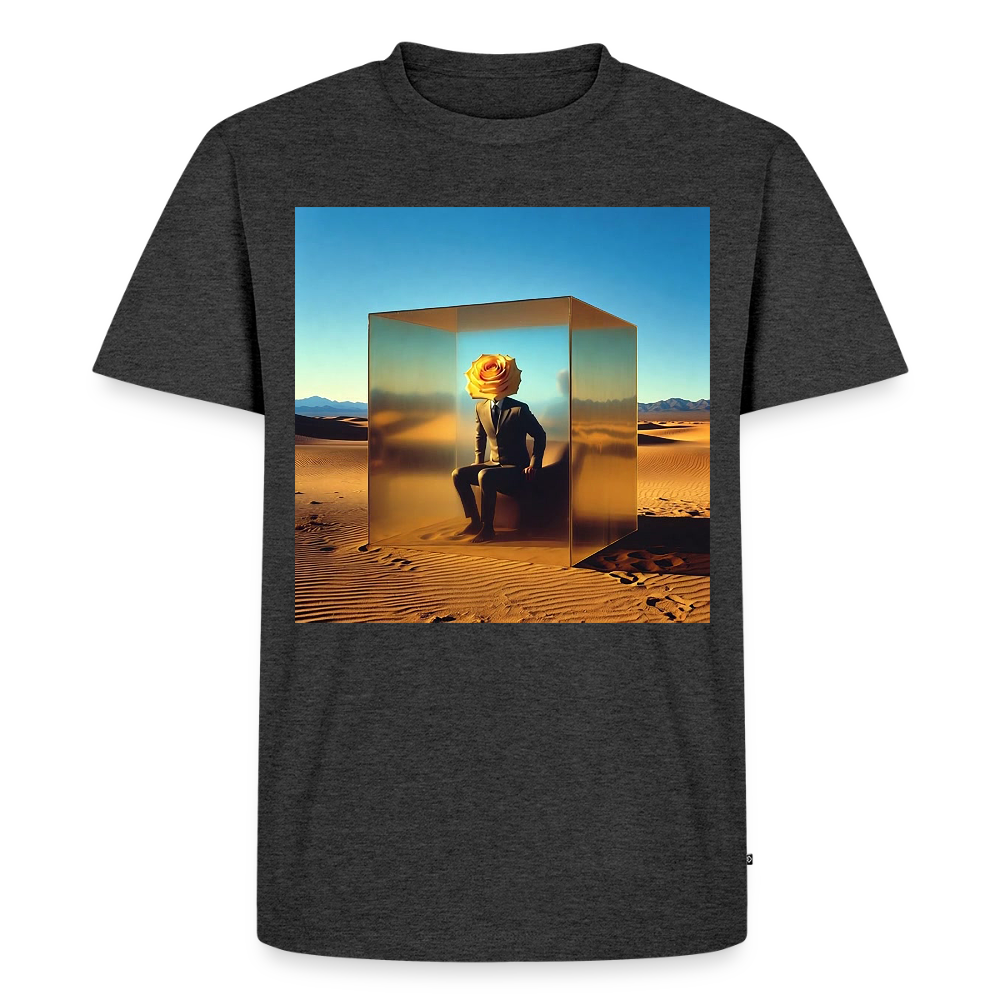 Gefühle unter Glas | Männer Premium T-Shirt - Anthrazit meliert