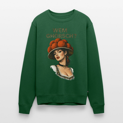 Wem ghörsch? – Schwarzwald Edition |  Männer Premium Pullover - Flaschengrün