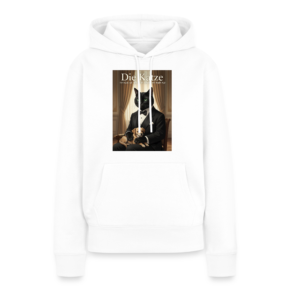 Die Katze – Krümel regelt das | Frauen Premium Hoodie - Weiß