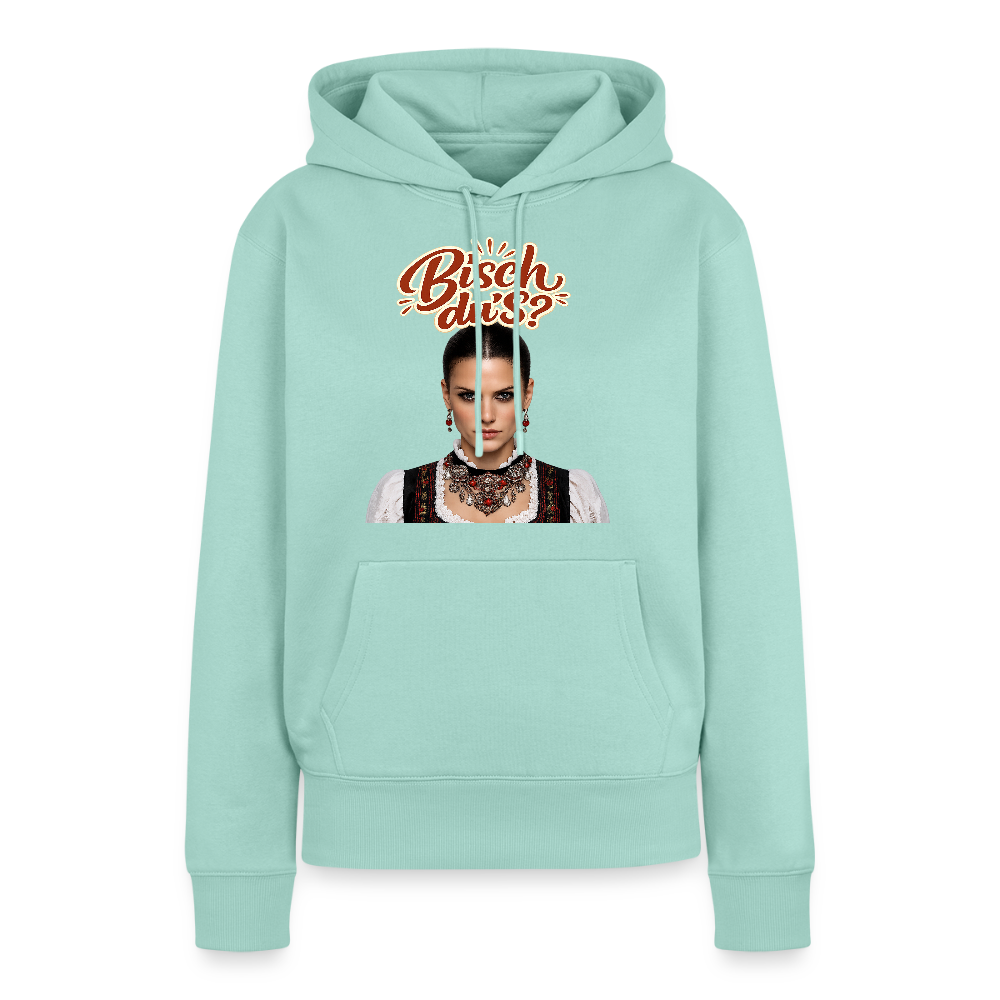 Schwarzwaldstolz – Sie weiß, wer sie isch | Frauen Premium Hoodie - Mint 