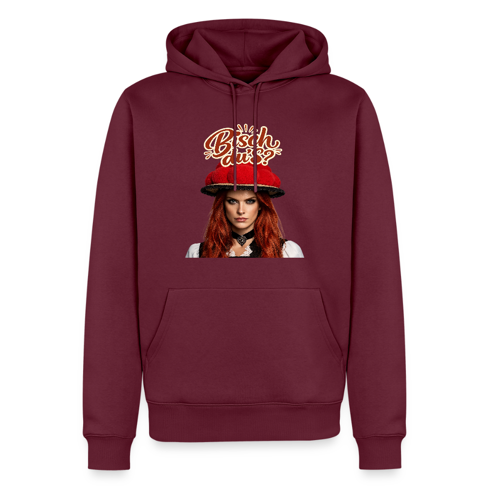 Bisch du’s? – Schwarzwaldmädel | Männer Premium Hoodie - Burgunderrot