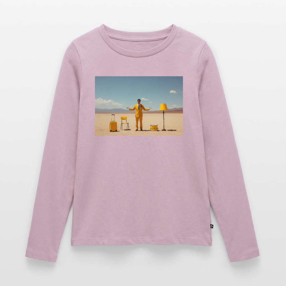 Alles im Griff (theoretisch) | Frauen Premium Bio Langarmshirt - Altrosa