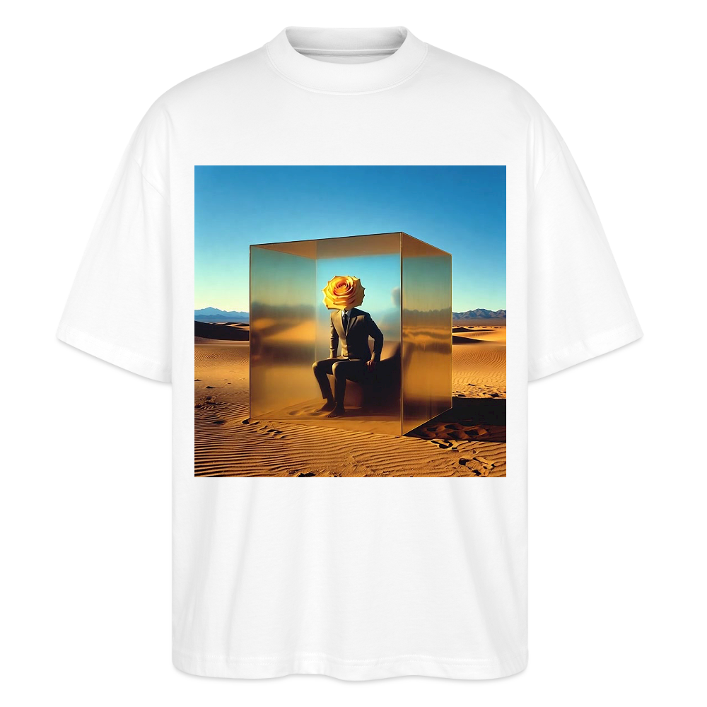 Gefühle unter Glas | Stanley/Stella Oversized Unisex Bio T-Shirt Blaster - Weiß