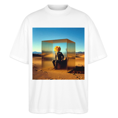 Gefühle unter Glas | Stanley/Stella Oversized Unisex Bio T-Shirt Blaster - Weiß