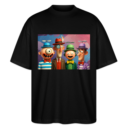 Gedankenkreise auf Hochtouren | Stanley/Stella Oversized Unisex Bio T-Shirt Blaster - Schwarz