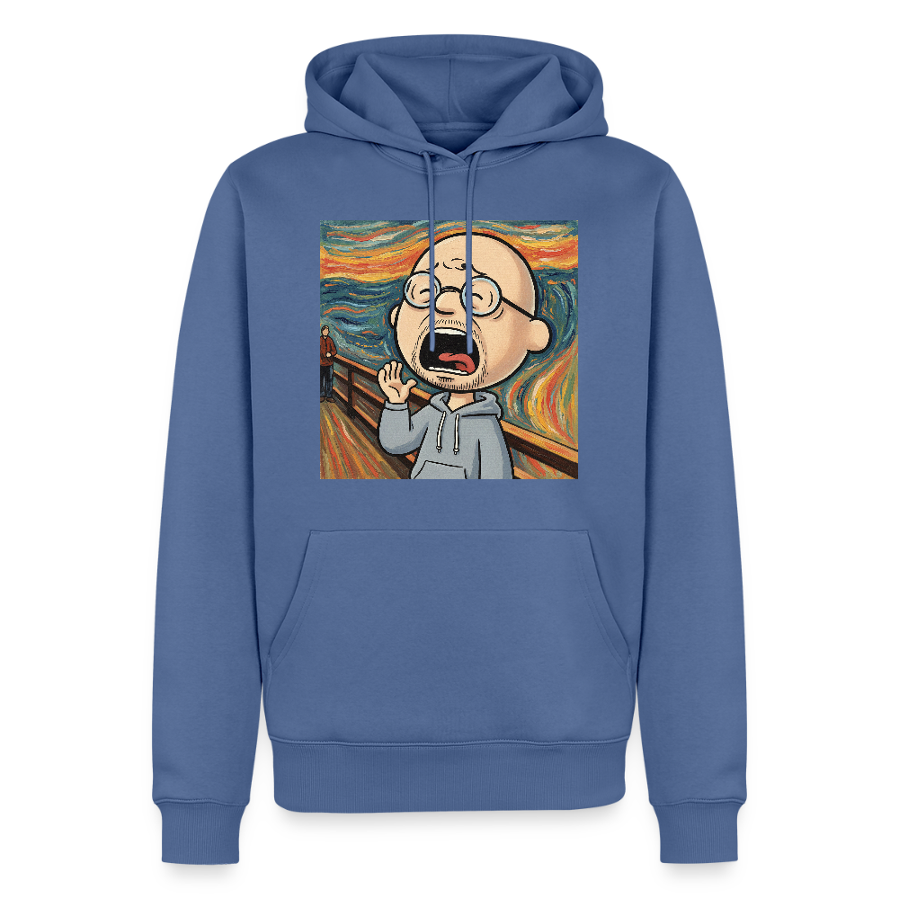 Der Schrei… aber heute bin ich dran | Männer Premium Hoodie - Taubenblau