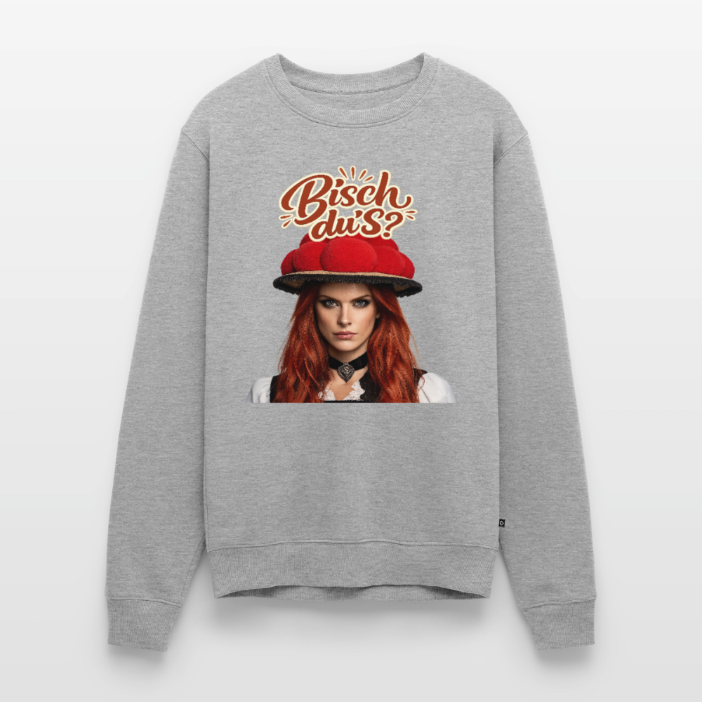 Bisch du’s? – Schwarzwaldmädel |  Männer Premium Pullover - Grau meliert