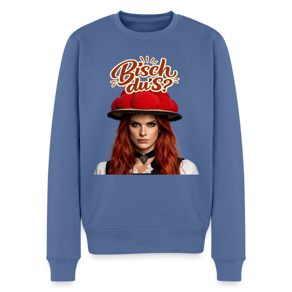 Bisch du’s? – Schwarzwaldmädel |  Männer Premium Pullover - Taubenblau