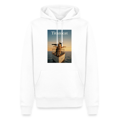 Titanicat – Ich bin der König der Kratzbäume | Männer Premium Hoodie - Weiß