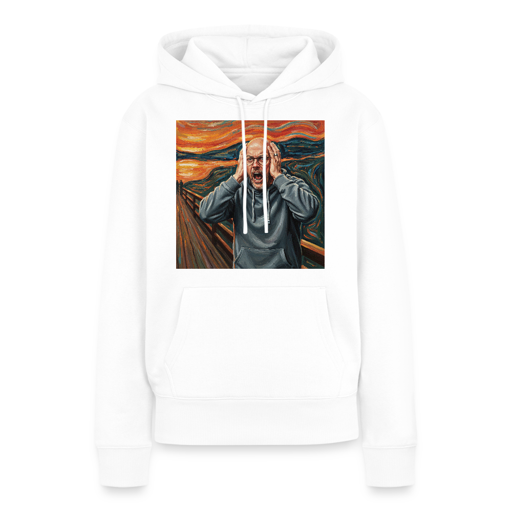 Der Schrei… wenn es wirklich reicht | Frauen Premium Hoodie - Weiß