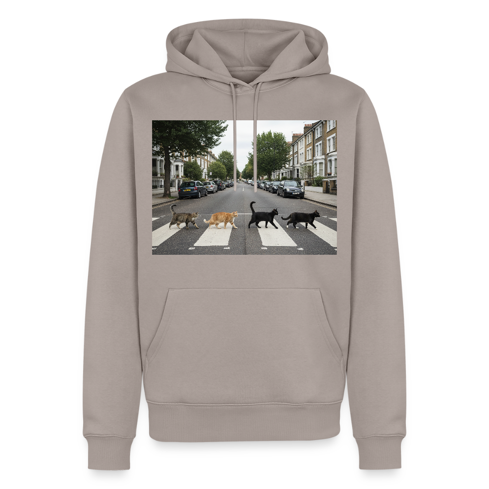 The Purrfect Crossing – Wir waren vor der Band da | Männer Premium Hoodie - Taupe