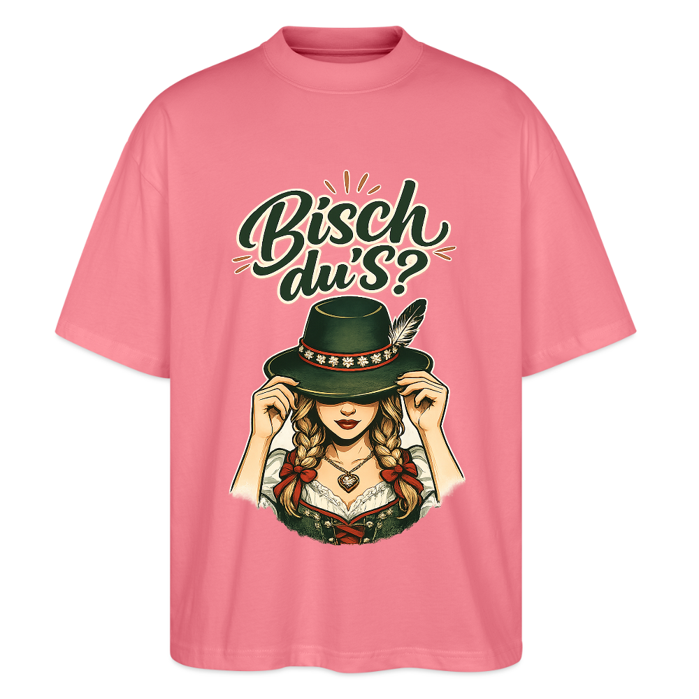 Bisch du’s? – Der Blick sagt alles | Stanley/Stella Oversized Unisex Bio T-Shirt Blaster - Pink 