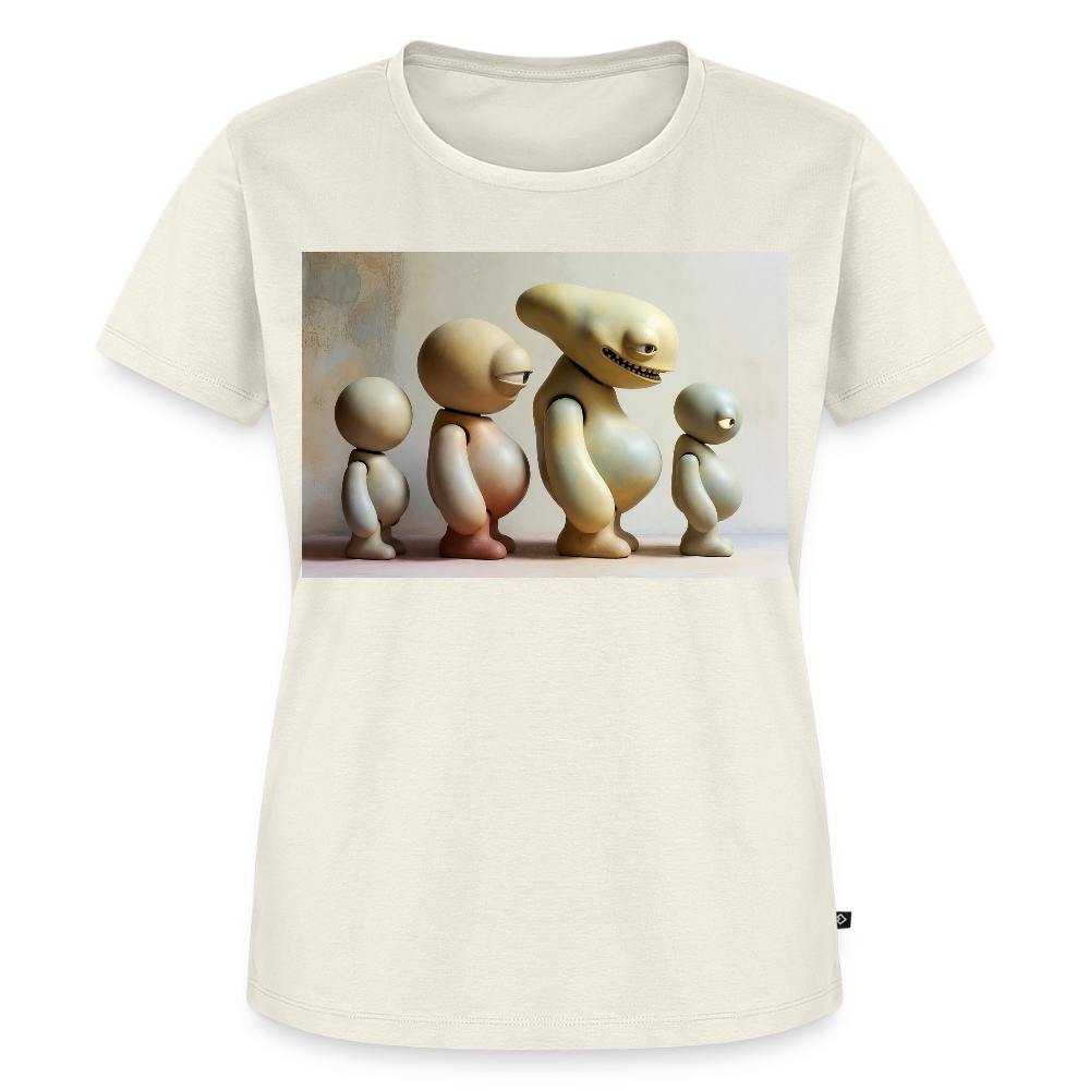 So wachsen wir also | Frauen Premium T-Shirt - Naturweiß