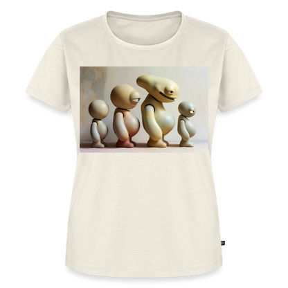 So wachsen wir also | Frauen Premium T-Shirt - Naturweiß